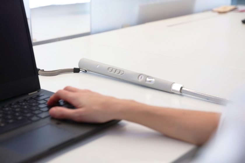 Light Grey WeWALK On The Office Table