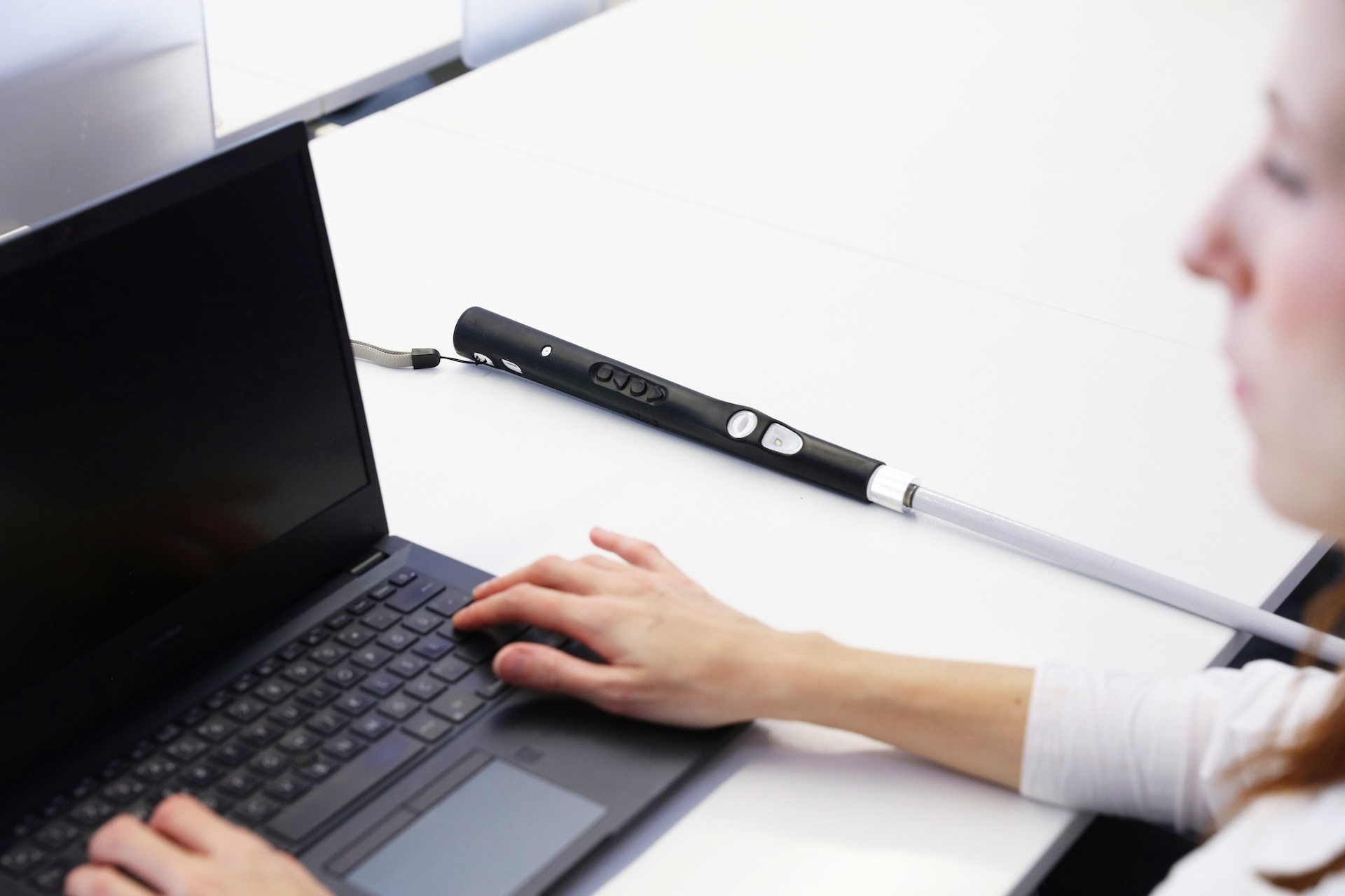 Black WeWALK On The Office Table